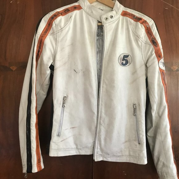 Wilsons Leather Jackets & Blazers - Wilsons Leather Maxima Vintage-Style Biker Jacket